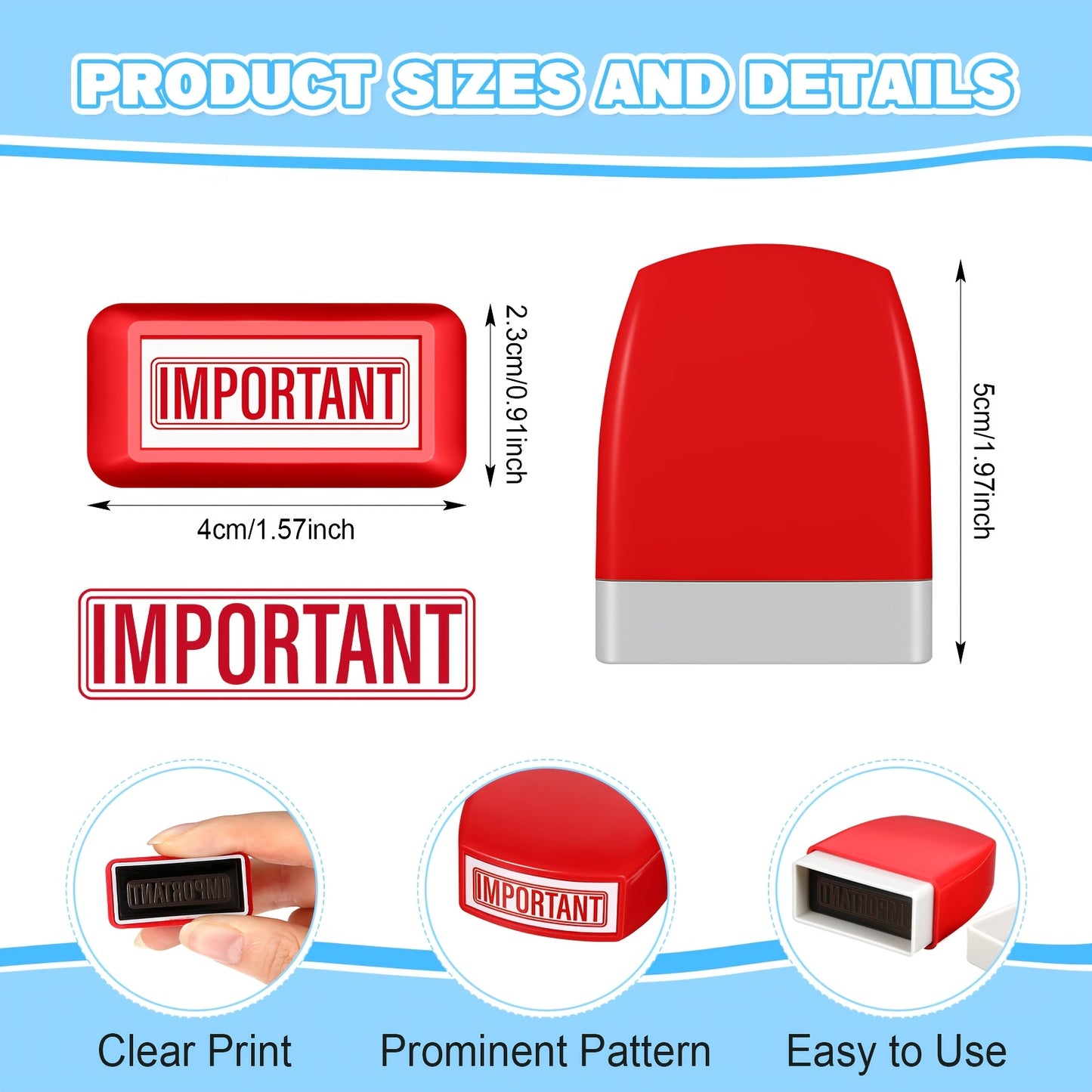 16pcs Office Stamp Set Information Automatic Stamp Set Office Stamp Complete Fax Scan Stamps Office Information Supplies (Mixed Colors)