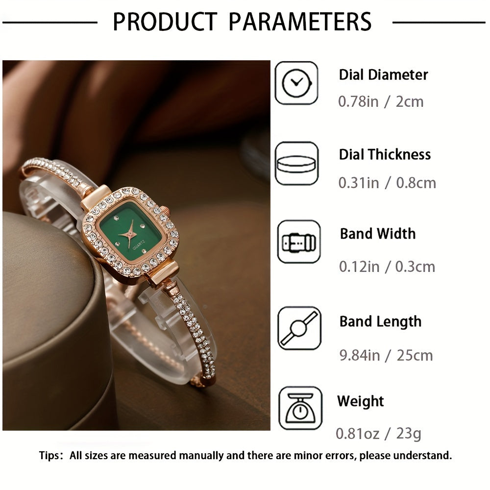 New Exquisite Ladies' Wristwatch Bracelet Strap Design With Fashionable Decoration