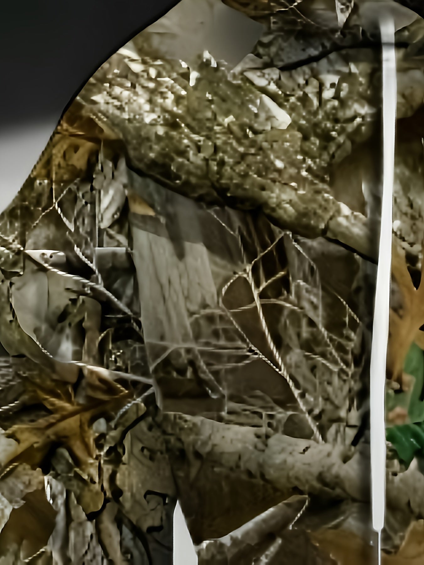 Men's Plus Size Camouflage Hoodie- 3D Forest Print, Long Sleeve, Casual Style, Machine Washable, Suitable for Outdoor and Indoor Wear, Versatile Clothing| Casual Style Hoodie| Machine Washable Fabric, Basic Hoodie, Plus Size
