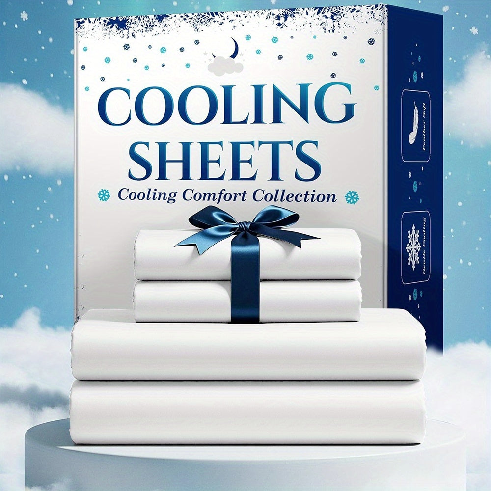 Extra Deep Pocket King Sheets - 4pcs Breathable & Cooling Bed Sheet Set, Hotel Luxury, Soft Wrinkle-Free for Extra Deep Mattresses