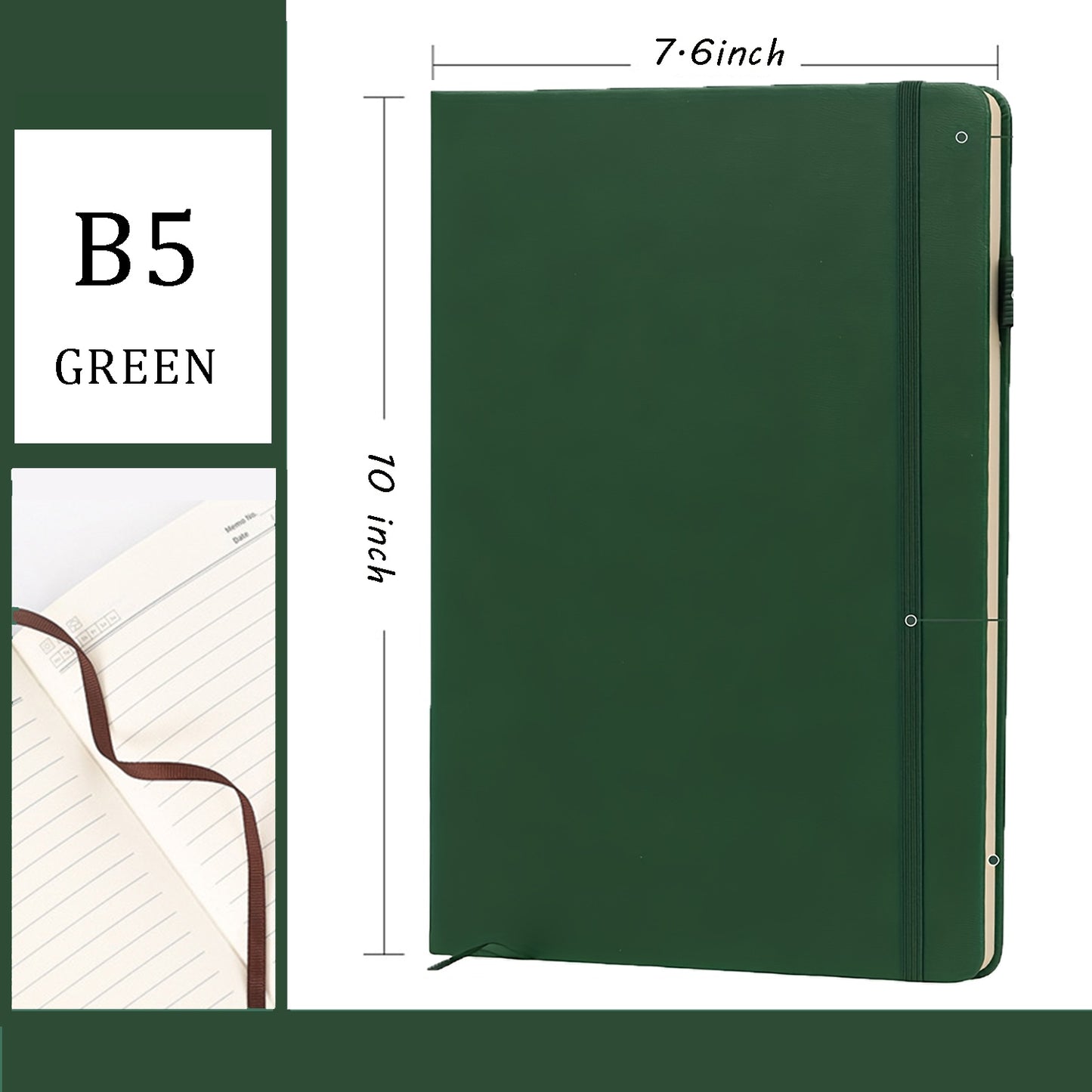 4 PACK A5/ B5 Leather Hardcover Notebook, Lined Notebook 80 GSM Thick Durable Paper for School Office Business Use, Back to School Season Supplie, Christmas Birthday Gift
