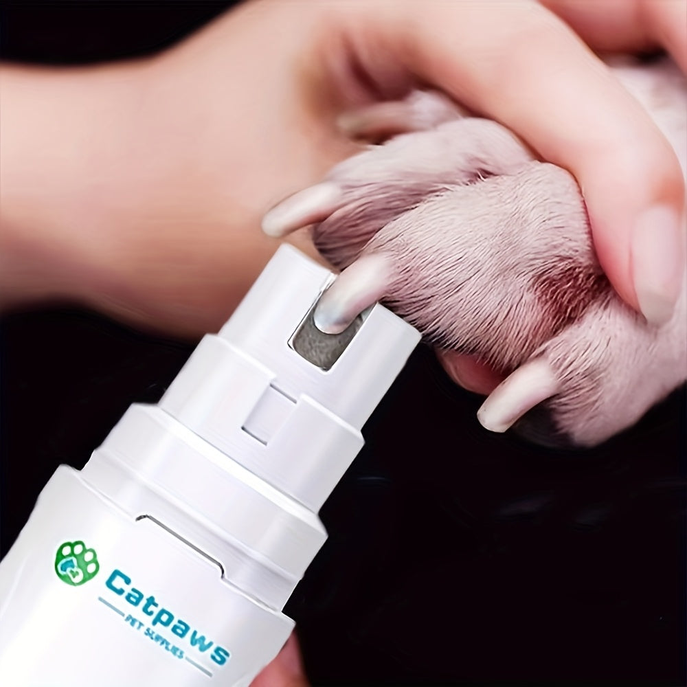 Electric Pet Nail Grinder, Electric Dog Nail Scissors, Quiet Electric Dog And Cat Claw Nail Trimmer Tool. Safe And Convenient Beauty, Dog Nail Trimmer, Smooth Metal Surface, Smooth Operation, No Battery
