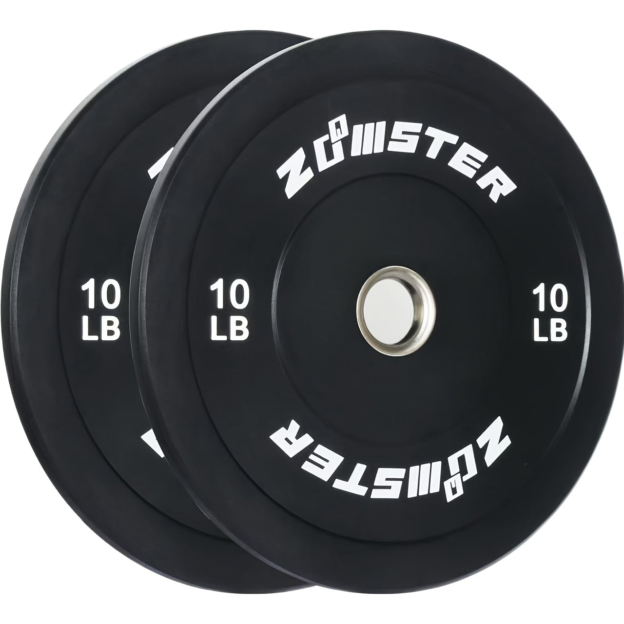Olympic Weight Plates | Rubber Bumper Plates with Steel Insert for Strength Training and Weight Lifting, Multiple Options Available