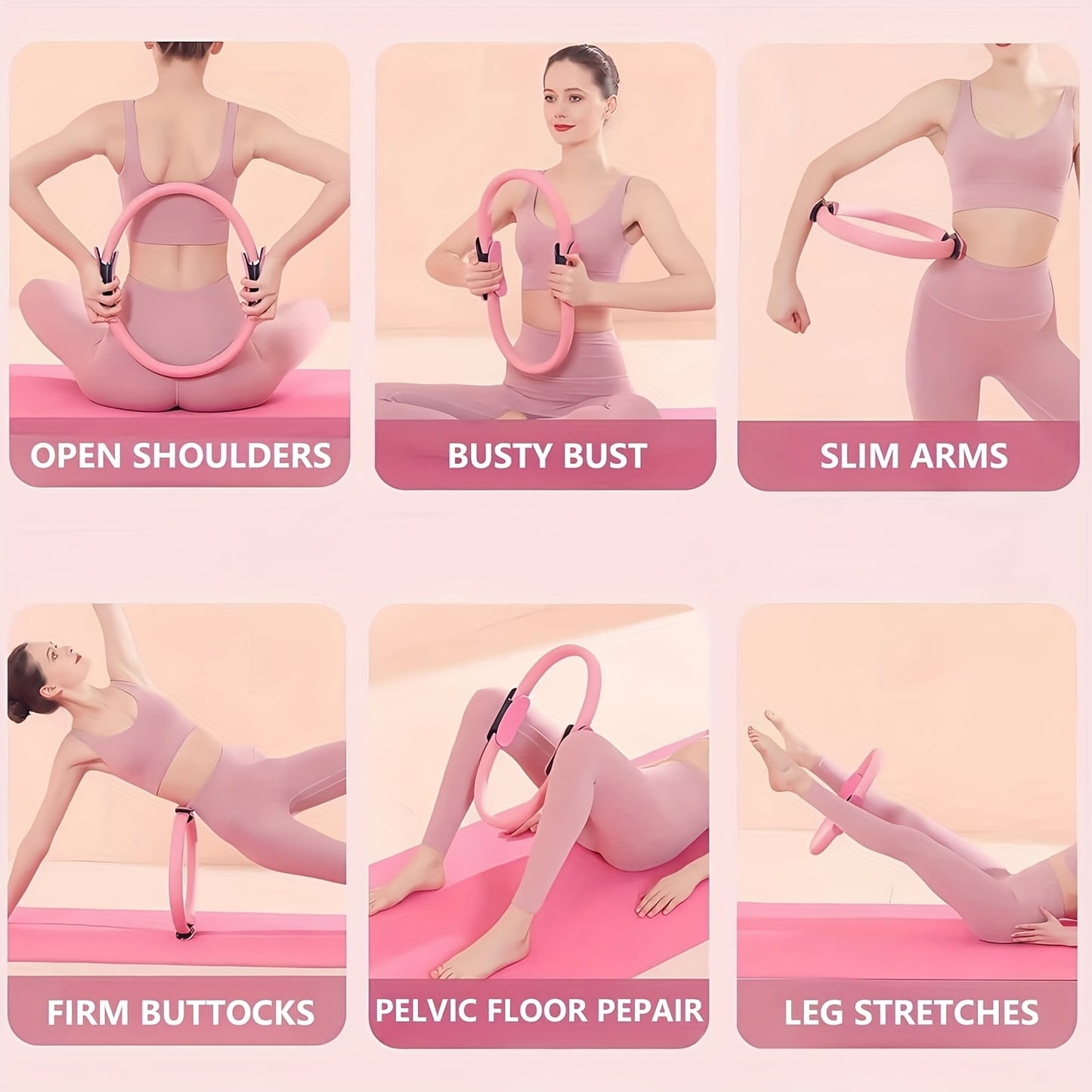 11pcs Yoga Fitness Set, Elastic Band, Latex Hip Band, Latex Resistance Band, Yoga Ball, Stretching Band, Pilates, Abdominal Band for Hip Exercise, Yoga Ball, Resistance Band, Yoga Ball for Stretching