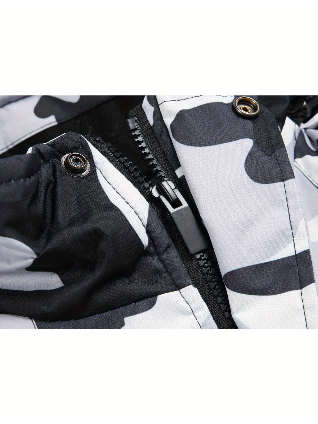 Men's Ski Snow Jacket Warm Winter Snowboard Rain Jacket Hooded Windproof Windbreaker