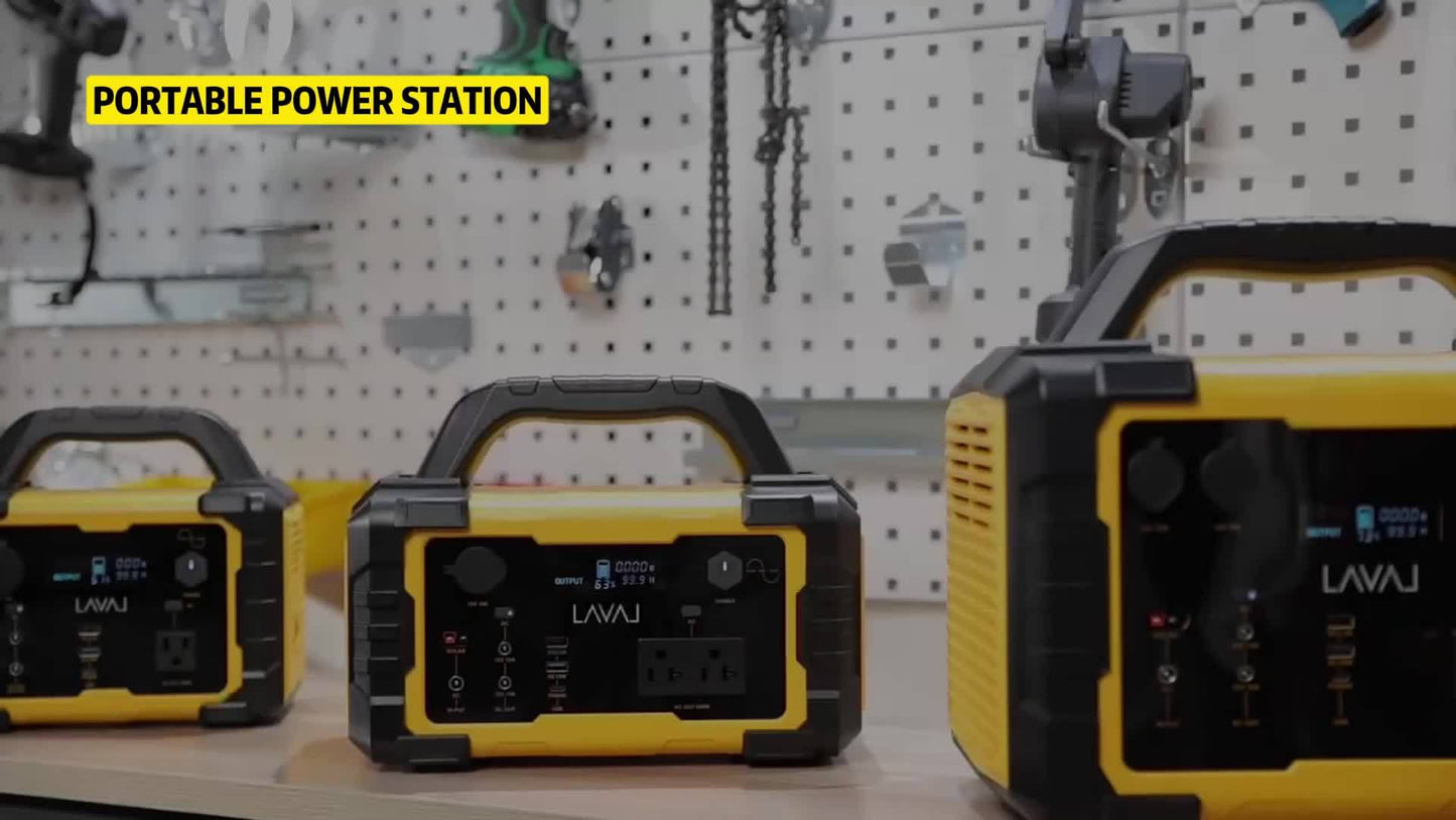 300W/293Wh, 600W/642Wh, 1000W/1024Wh Portable Power Station, Solar Generator(Excluding Solar Panels) with AC Qutlet/2 DC Ports/3 USB Ports Backup Battery/Power Supply for Qutdoor Trip Camping Emergency Survival Gear Travel Hu