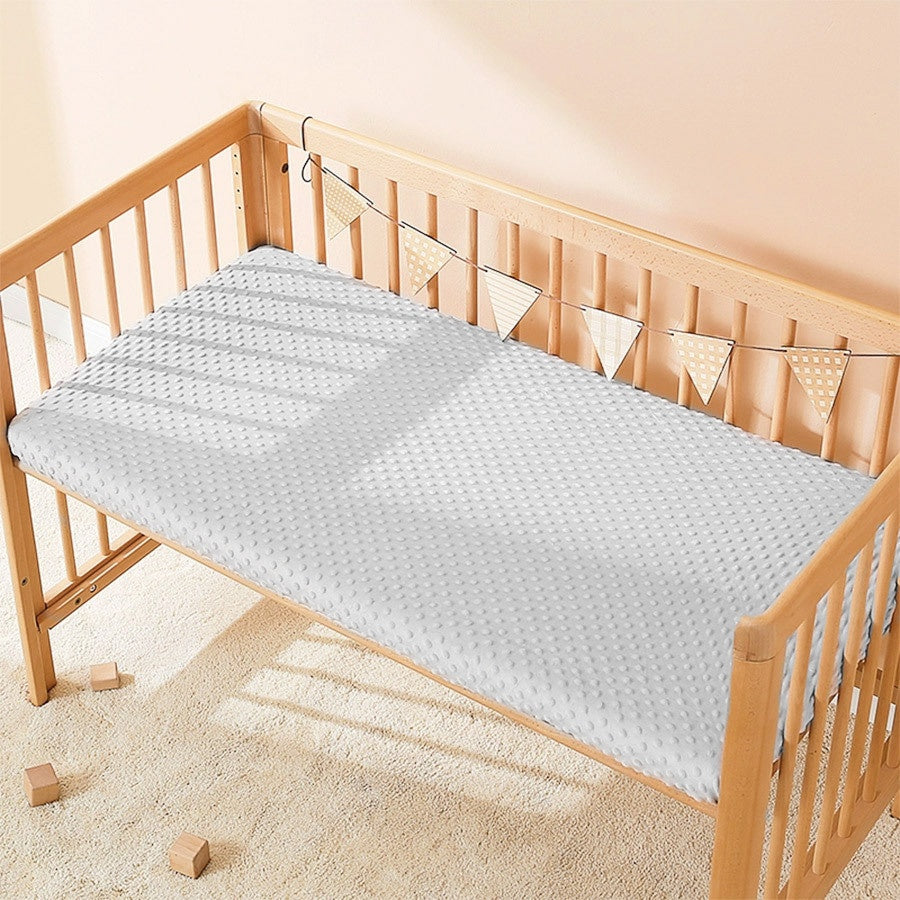 1pc Baby Bed Sheet, Super Soft And Comfortable, Machine Washable, Elastic Edge - Oval Shaped Bed Edge, Rectangular Pad/mattress Protection Pad - Convertible Home Mattress Sheet Cover