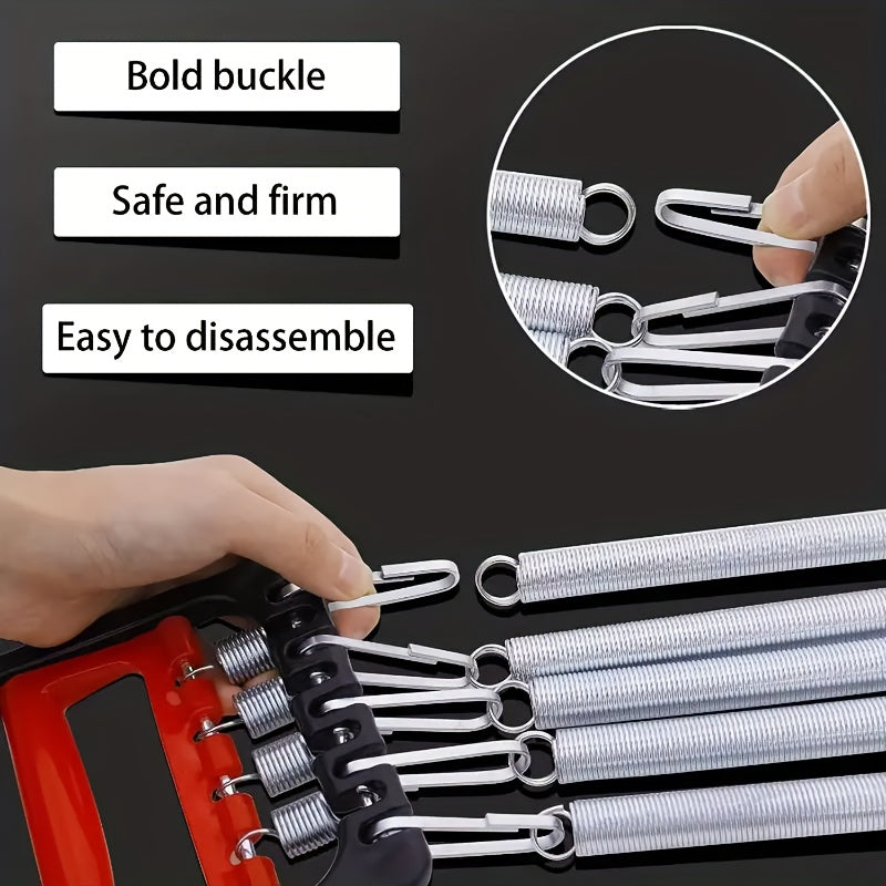 Versatile Stainless Steel Pedal Puller - Adjustable Resistance for Arm & Chest Muscle Training, Bodybuilding, Strength Workouts & Sit-ups
