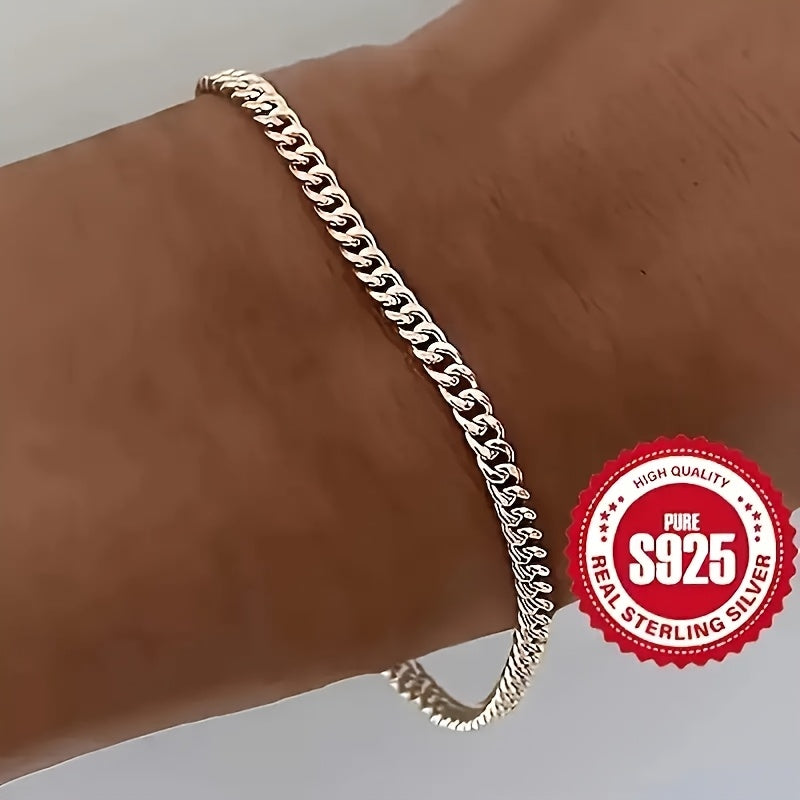 1 Set S925 Sterling Silver Bracelet 5pcs Set Bohemian Style Retro Luxury Suitable For Wearing In Various Occasions