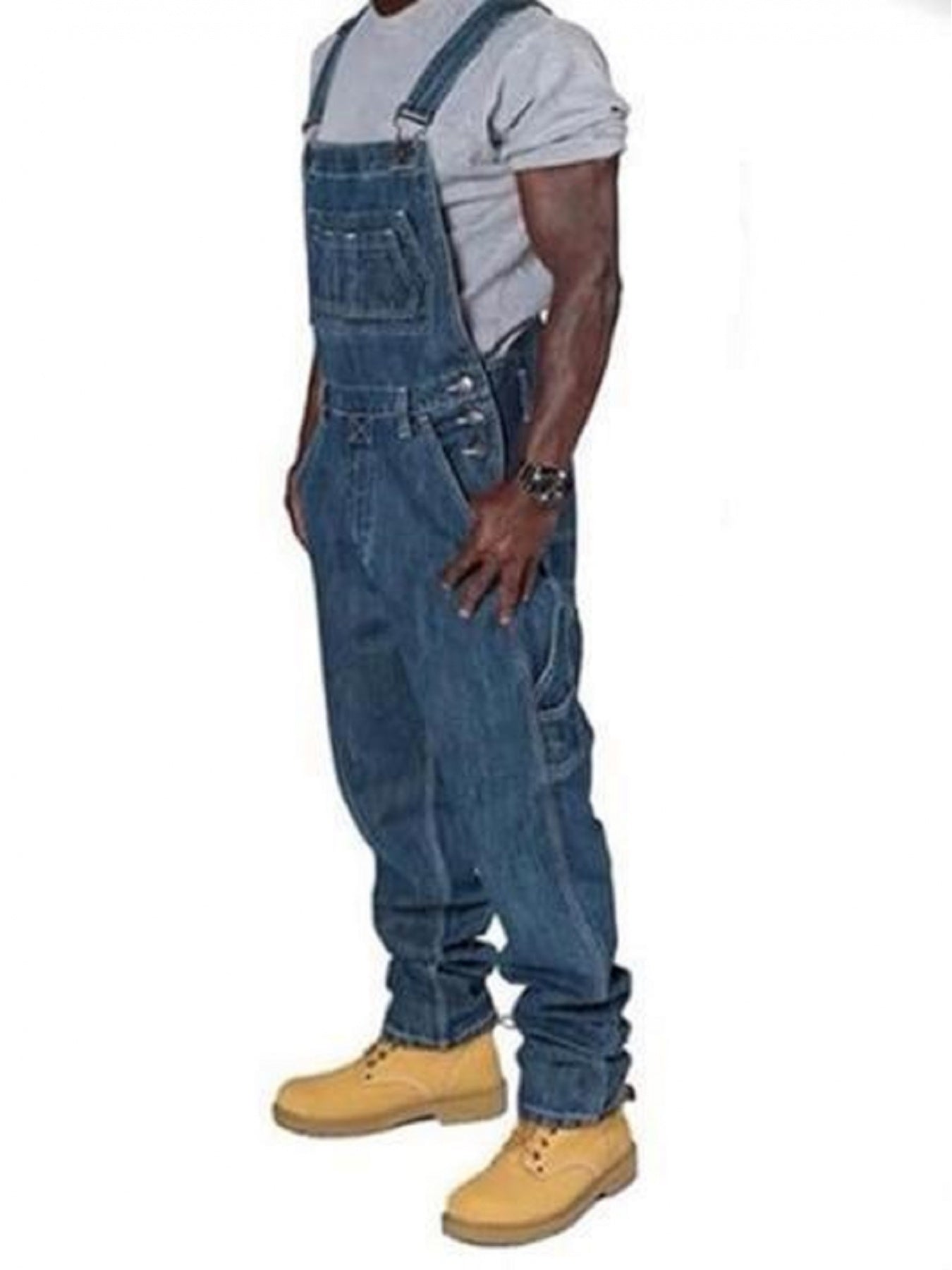 Men's Non-Stretchy Handsome Straight Leg Jeans Mid-Rise& High-Rise Classic Washed Finish Stylish Design Soft Comfortable Machine-Washable Fabric All-Season Wear for Street Style& Casual Workwear Overalls Denim Pants