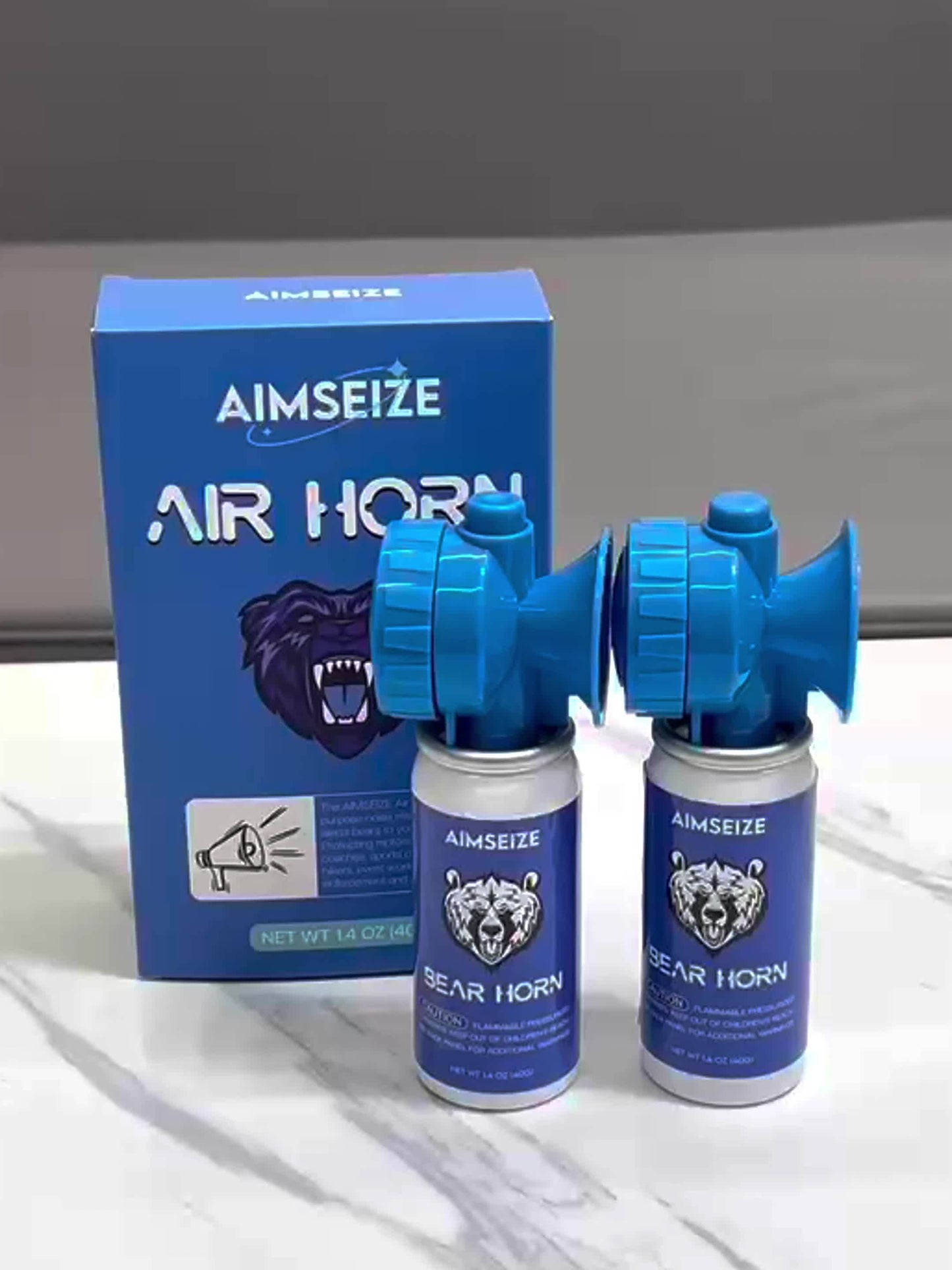 Loud Waterproof Air Horn Hand Held Can, Car Horn Alternative, High-volume Alarm For Hiking,, Marine Safety, Compact & Easy-to-use, No Batteries/electricity Required, Ideal For Emergencies, Personal Protection & Bear Encounter