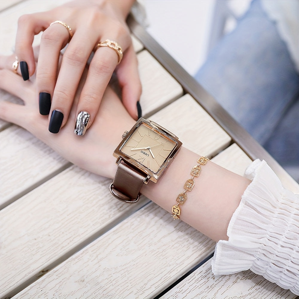 Fashion 'S Watches Waterproof - LIEBIG Slim Business Quartz Watch for Work Party Daily Outfits, Elegant Dress Wristwatch.Suitable for Men And Women.
