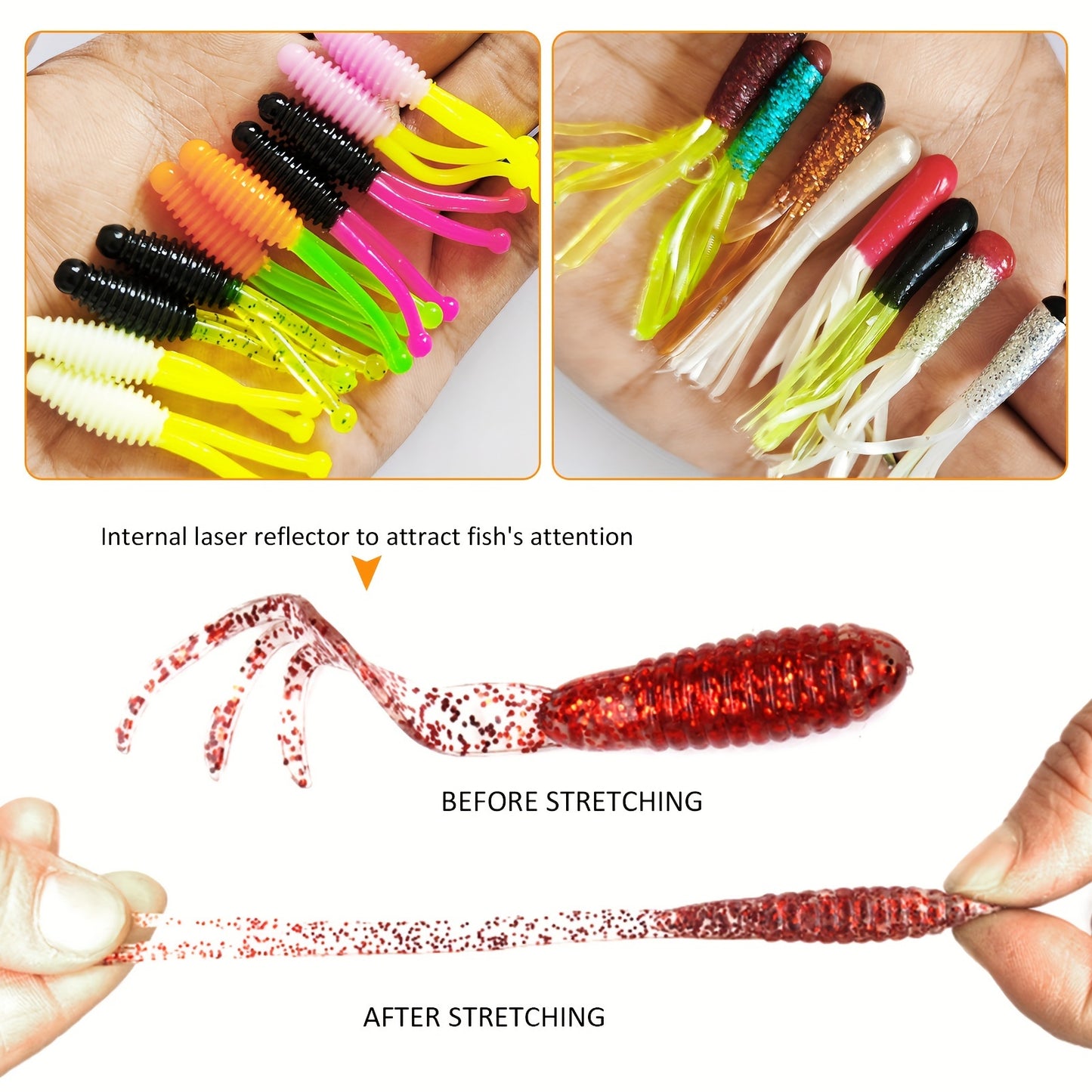 228pcs Crappie Lures Kit With Soft Plastic Paddle Tail, Tube Jig Heads, Split Shots, Peg Floats Crappie Lures Jigs Accessories For Crappie Trout Bass Walleye