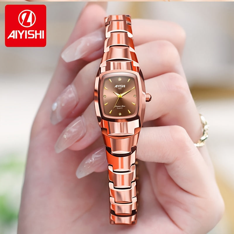AIYSIHI Ladies&Apos; Elegant And Gorgeous Glow in The Dark Watch with Rhinestones And High Aesthetic Quartz Watch, A Gift for Female Friends