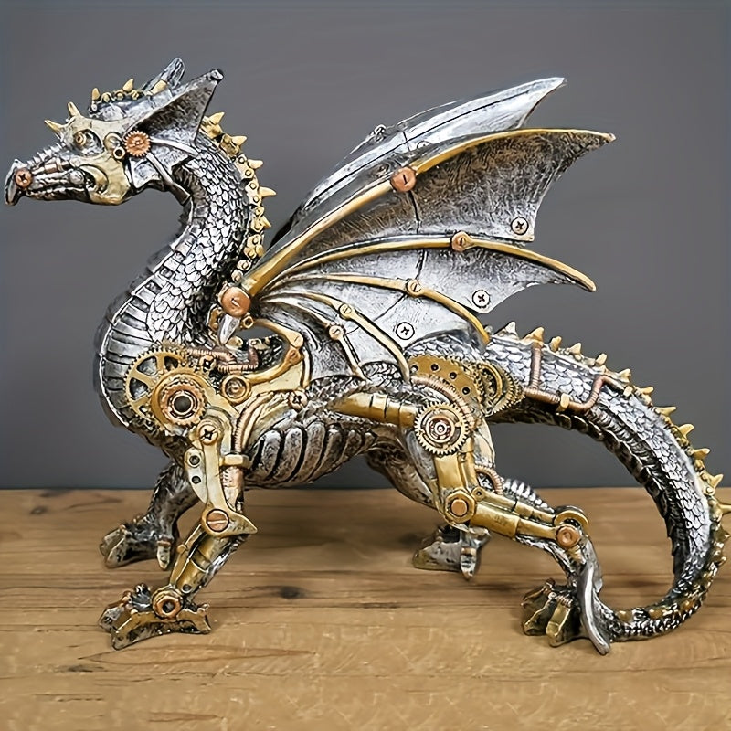 Style Animal Sculpture Mechanical Animal Ornament Decoration Heavy Industry Decoration Resin Mechanical Decoration