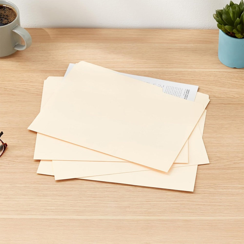 10/20pcs Hanging File Folder Manila Letter-Size Paper Folder Accordion File Folders with Labels, Portable Document Paper Bill Receipt Organizer, Home College School Office Supplies, Letter Size