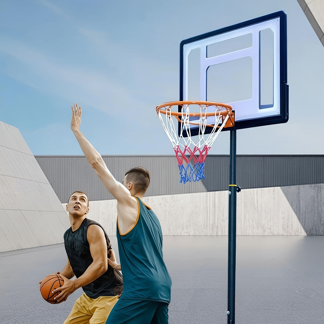 Portable Adjustable Basketball Hoop for Driveway & Backyard