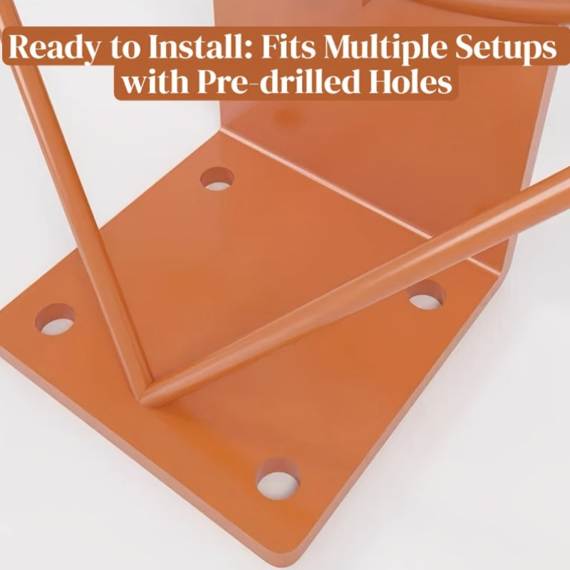 Drill-Free Portable Hoop Outdoor Iron Set With Free Accessories Pro Home Use