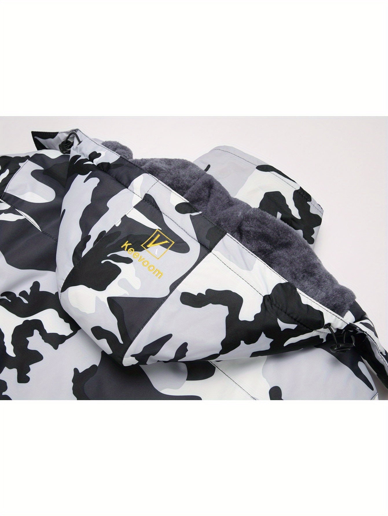 Men's Ski Snow Jacket Warm Winter Snowboard Rain Jacket Hooded Windproof Windbreaker