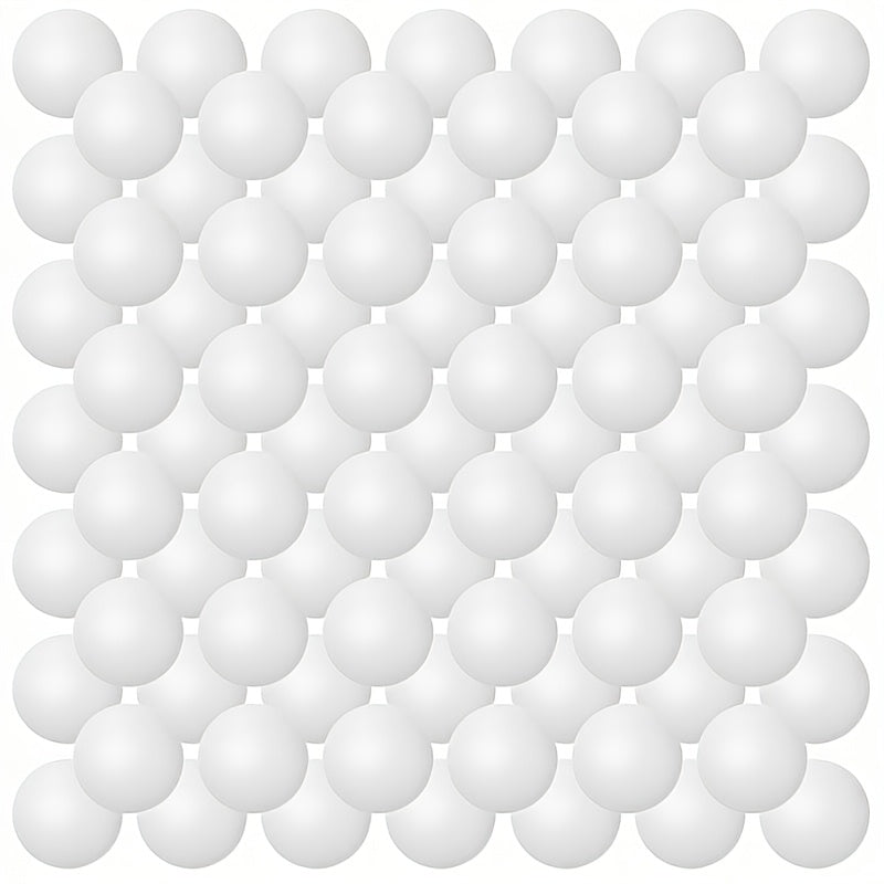 100 Pack Table Tennis Balls - 40mm Plastic Multi- Small Game Balls Suitable for Pool, Beer Pong, Party Games & Pet - Bulk Washable Table Tennis Balls with Multi-Color Options (, etc.)