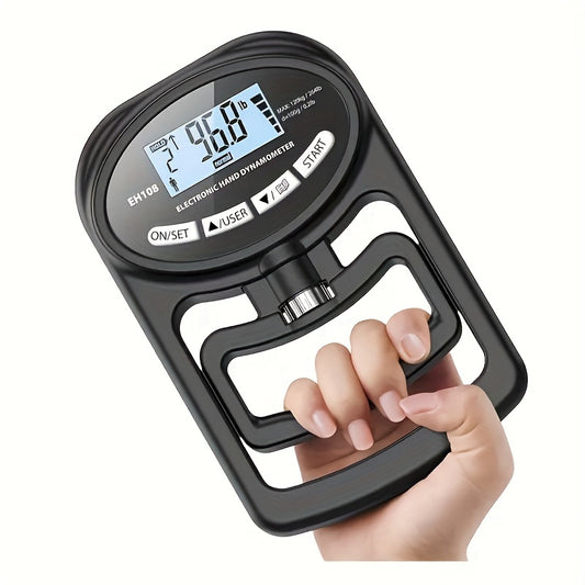 Great Christmas Gifts-DRASPOTEE 1pc Electronic Hand Grip Strength Trainer, For Hand Exercise, Strength Training, 264Lbs/120Kg