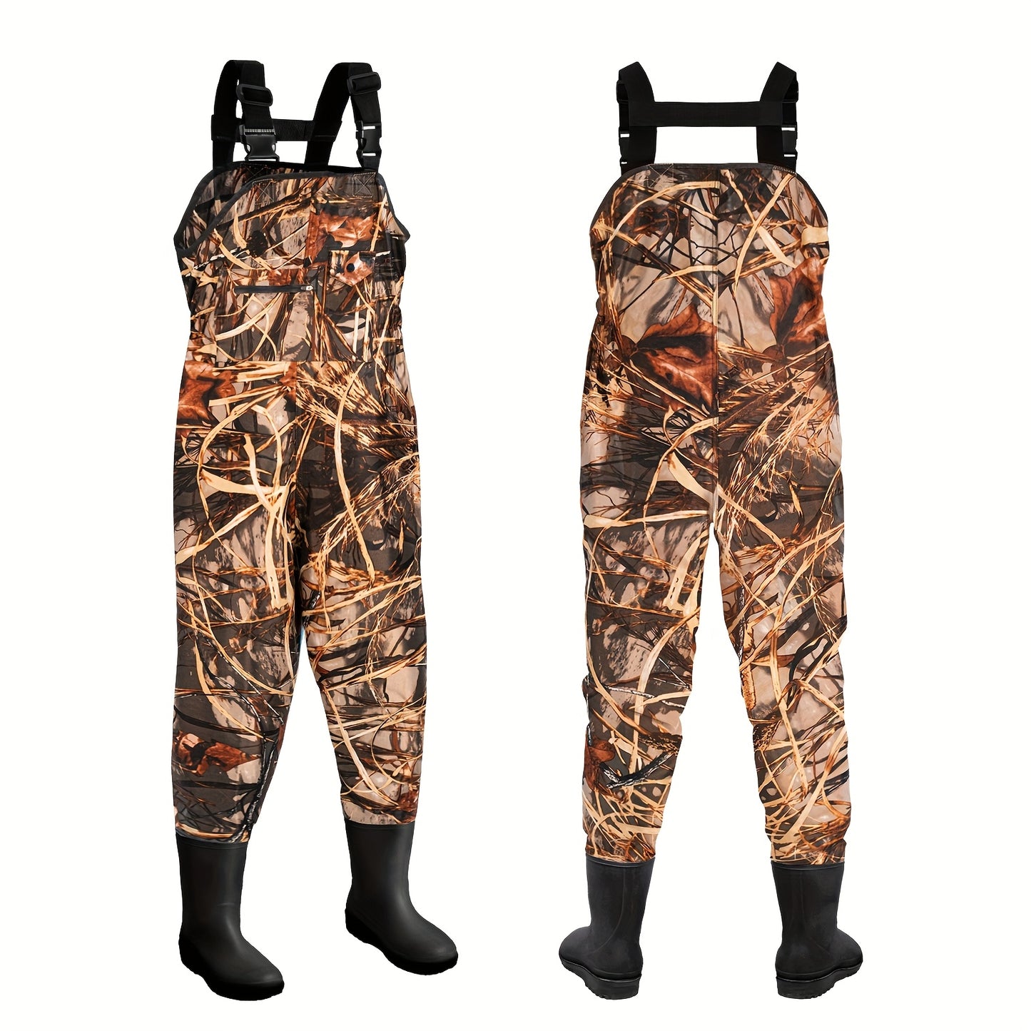 Ghosthorn Youth Chest Waders for Fishing And Hunting - Nylon Waders with Built-In Boots for New Year Presents