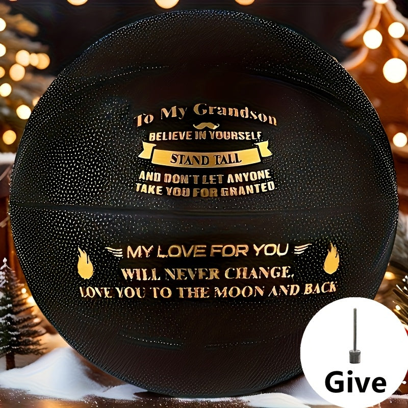 Basketball | Perfect Christmas Birthday Gift for Daughter, Grandson, Nephew, Niece - You Never Lose, Faux Leather, Mixed Color