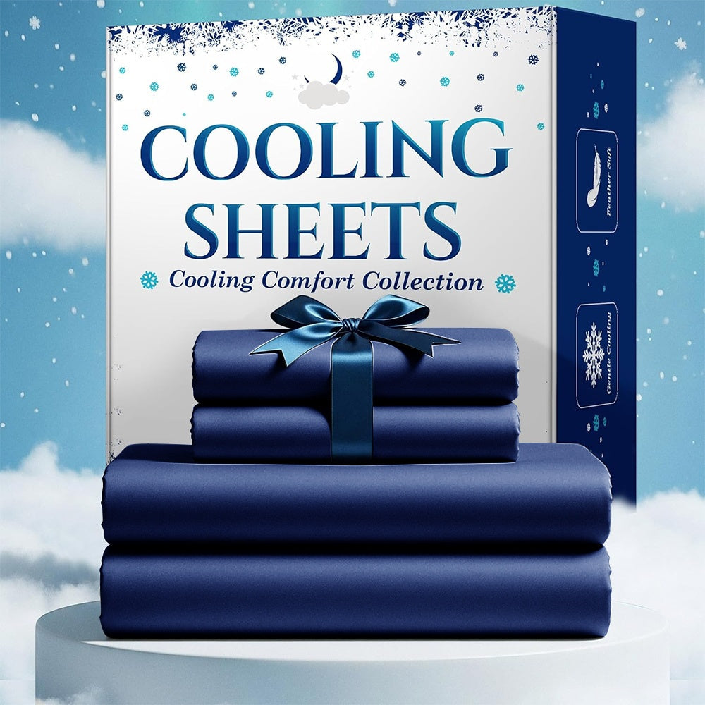 Extra Deep Pocket King Sheets - 4pcs Breathable & Cooling Bed Sheet Set, Hotel Luxury, Soft Wrinkle-Free for Extra Deep Mattresses