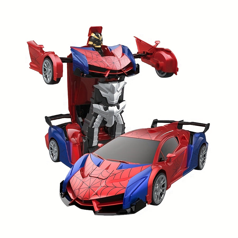Transformable Remote Control Car Robot, R/C Car Toy, 1:18 Scale 360° Drifting, One-Click Transformation, Suitable for Kids Over 3 Years Old, Educational Toy, Kids' Day Gift, Birthday Present
