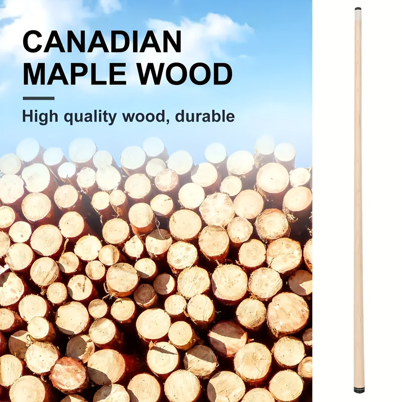 Professional Pool Cue Stick - Heavyweight Maple Billiard Cue with Red & Black Gothic design, Non-Slip Grip, for Pool, Snooker, Training - Ideal Gift for Billiards Players (Birthday, Christmas) - Durable Maple Wood Constructio