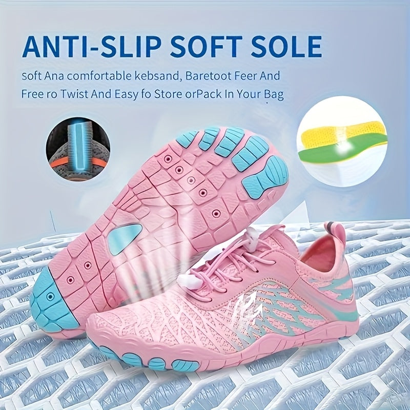 Hike Barefoot Shoes Womens Footwear for Walking Athletic Barefoot Shoes with Wide Toe Box Healthy & Non-Slip Breathable Lightweight Barefoot Vitality Water Shoes for Women Beach Pool Swim Shoes for Womens (Unisex) Shoes for W