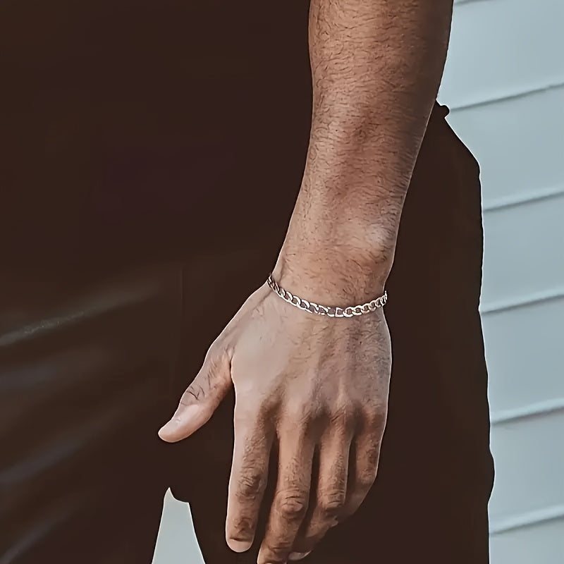 1 Set S925 Sterling Silver Bracelet 5pcs Set Bohemian Style Retro Luxury Suitable For Wearing In Various Occasions