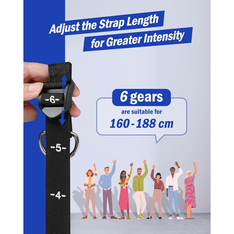 Pilates Bar Kit with Resistance Bands 20-240LBS, Upgraded Natural Latex for Women & Men, Heavy-Duty Stainless Steel Multifunctional Yoga Pilates Stick for Home Gym Exercise Fitness Equipment Full-Body Workouts-Blue