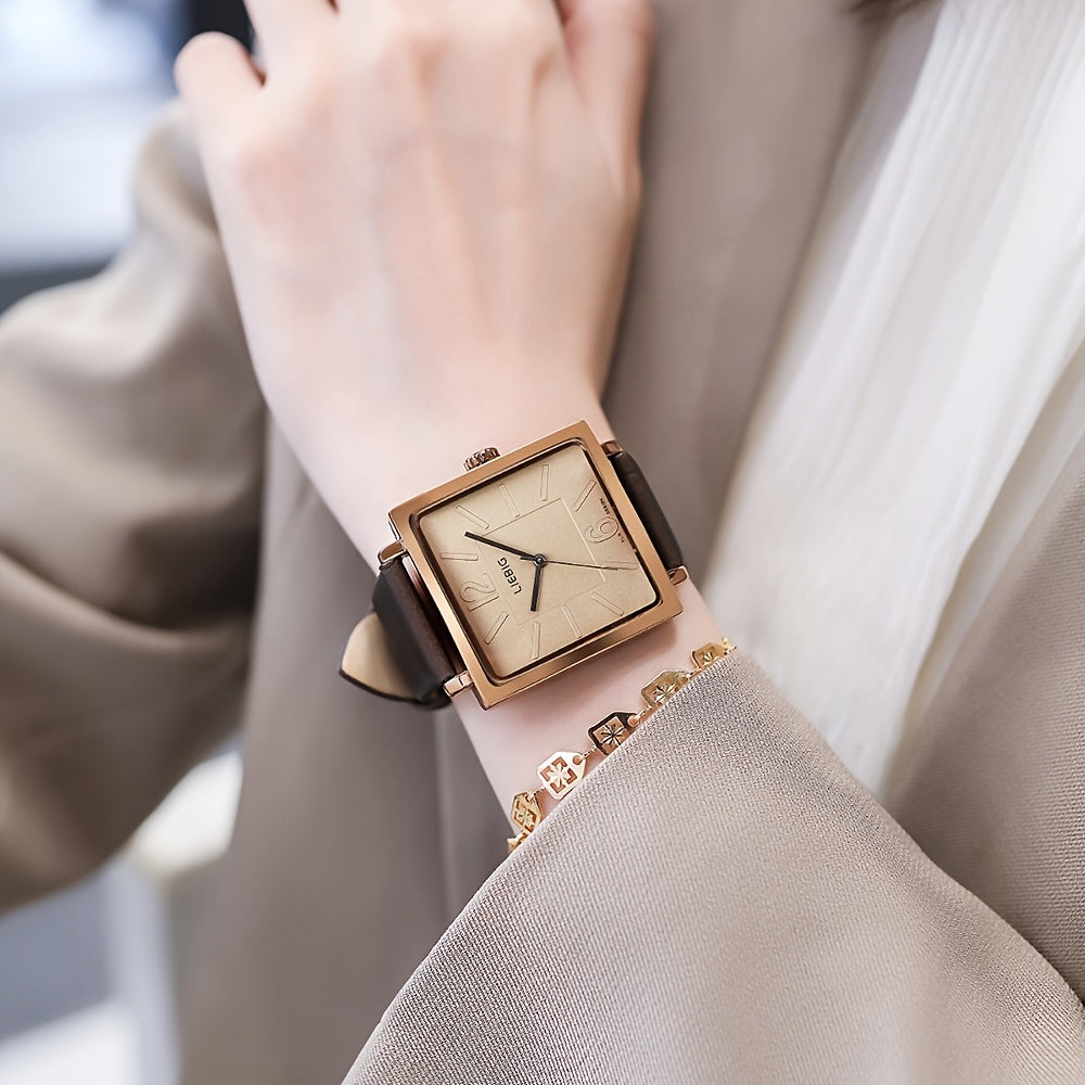 Fashion 'S Watches Waterproof - LIEBIG Slim Business Quartz Watch for Work Party Daily Outfits, Elegant Dress Wristwatch.Suitable for Men And Women.