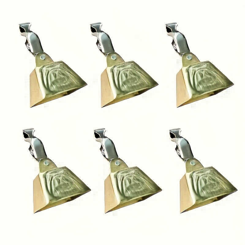 30pcs of Bell Alerts with Clips, Bite Indicators for Fishing Rods, Fishing Gear, Without Battery