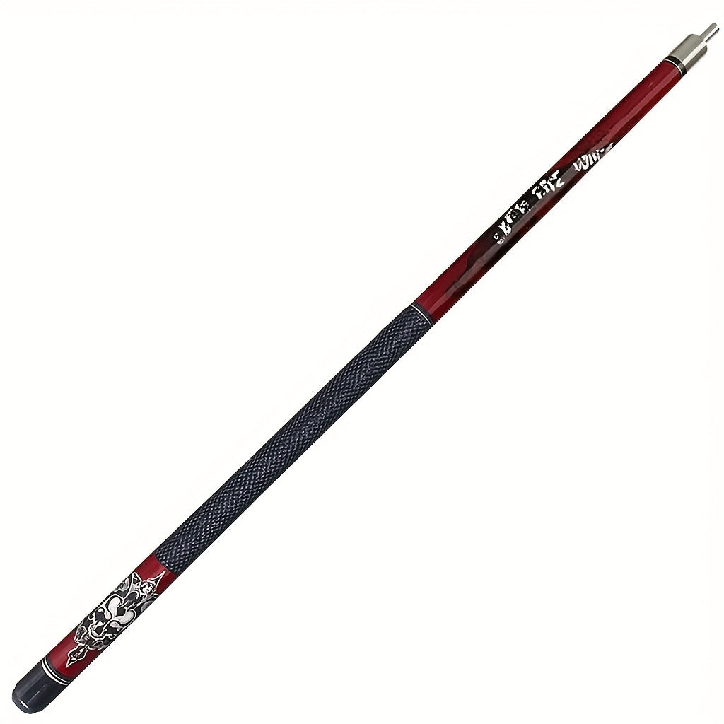 Professional Pool Cue Stick - Heavyweight Maple Billiard Cue with Red & Black Gothic design, Non-Slip Grip, for Pool, Snooker, Training - Ideal Gift for Billiards Players (Birthday, Christmas) - Durable Maple Wood Constructio
