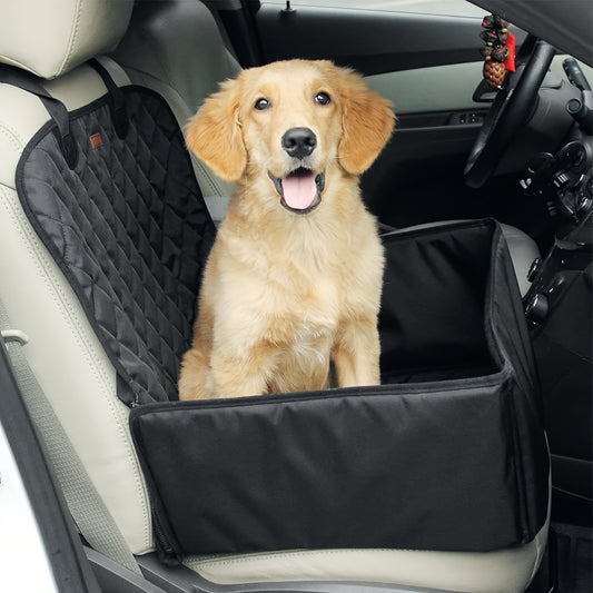 Pet Car Seat Cover Designed As a Non-Slip Hammock for Safe Outdoor Travel, Suitable for Both Dogs And Cats, And Is Foldable for Convenience