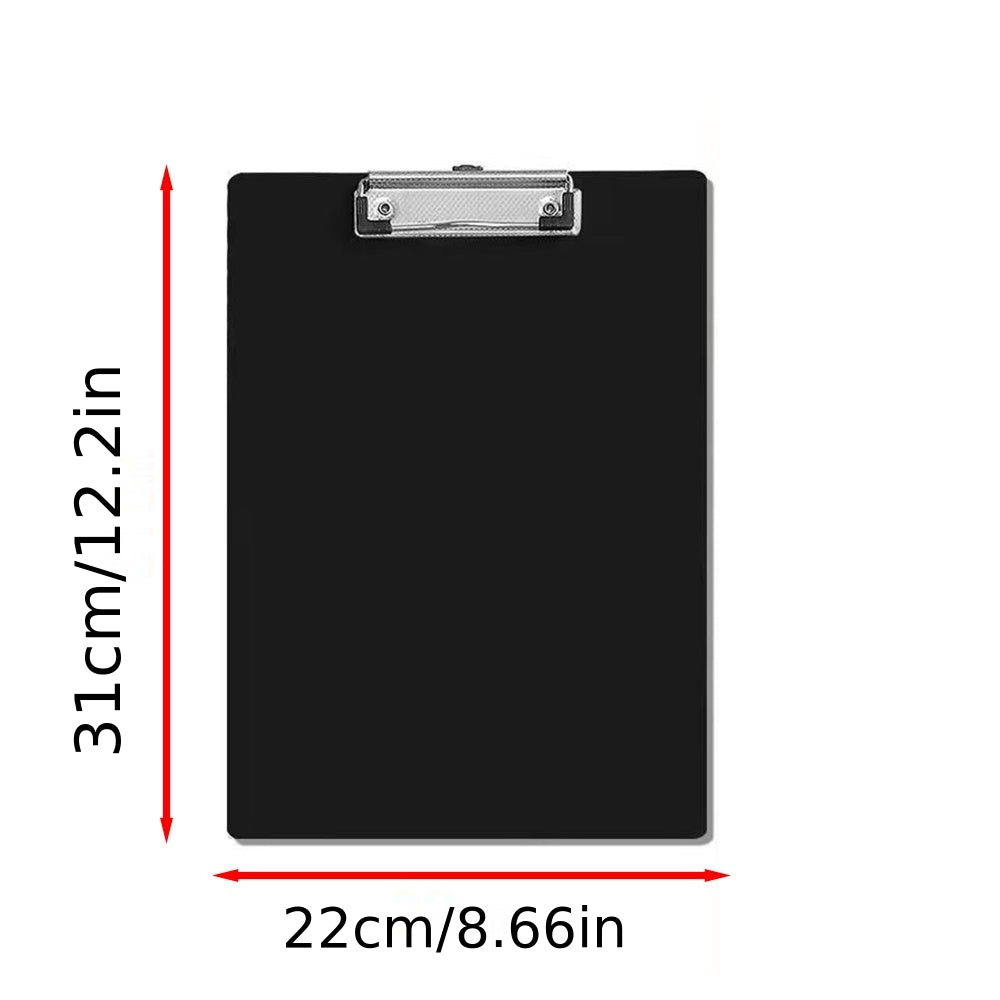 Set of 3 Durable Plastic Notepads | A4 Writing Boards Suitable for Bills, Invoices, And Service Forms, Ideal for Restaurants, Homes, Supermarkets, And Offices