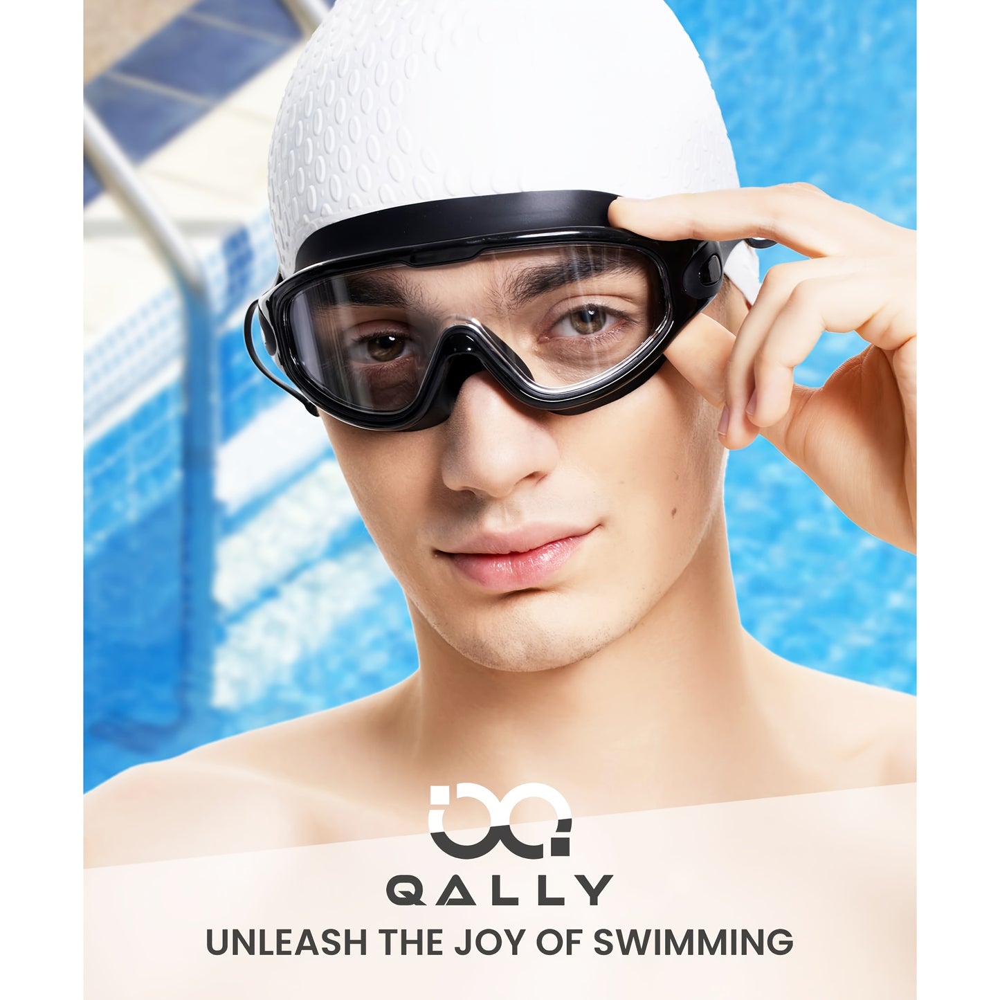 3pcs NSSIW Trendy Retro Adult Large Frame Casual Swimming Goggles Men's Women's Universal Plain Swimming Goggles Goggles - Casual Goggles Swimming Goggles