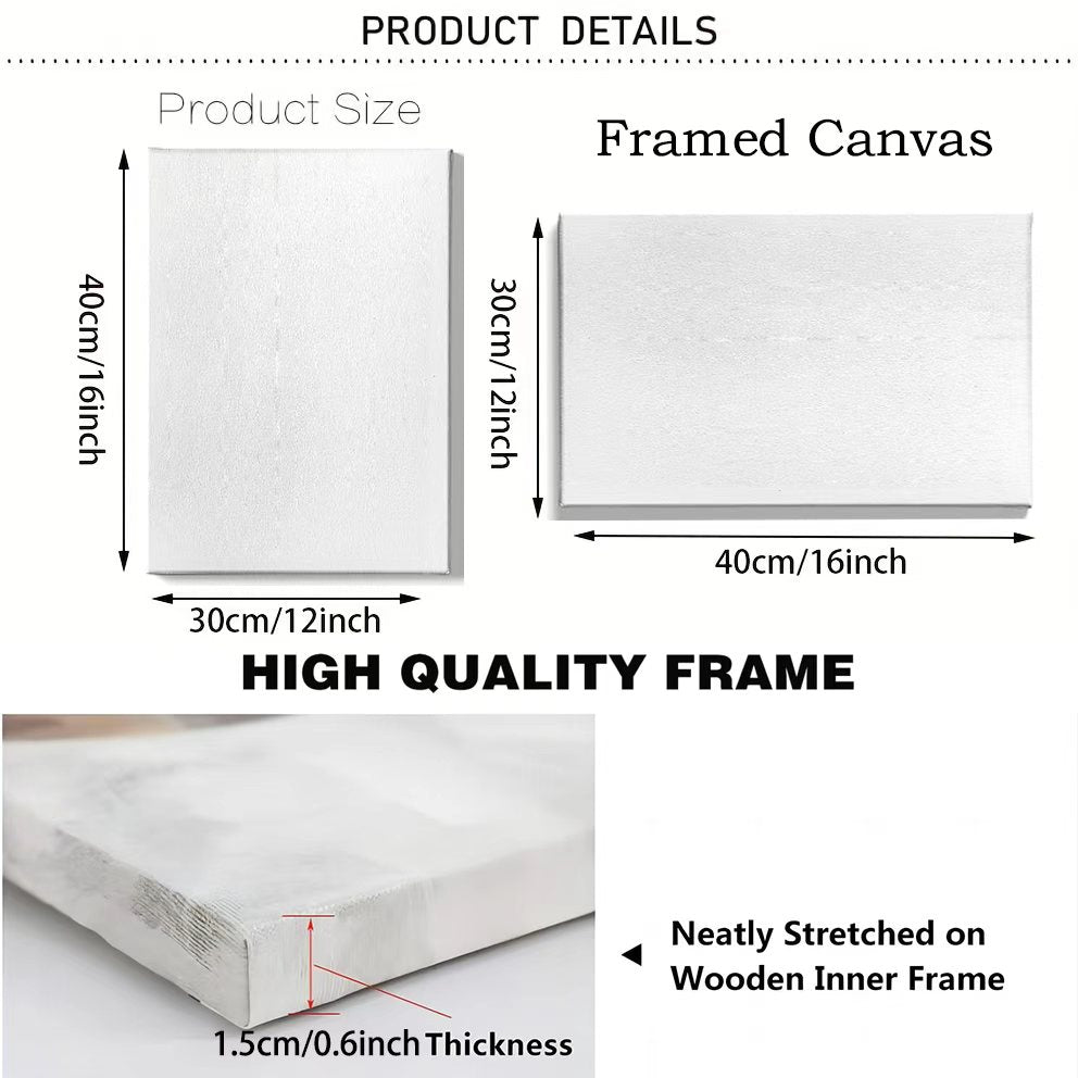 2D Flat, Paintings, 3pcs Framed Rustic Daisy Vase Floral Wall Art - Vintage Farmhouse Pictures with Thick Wood Frame & Canvas, Botanical Flower Prints Suitable for Bedroom, Office, Gallery - Ready to Hang (12x16 inch/ 30x40cm