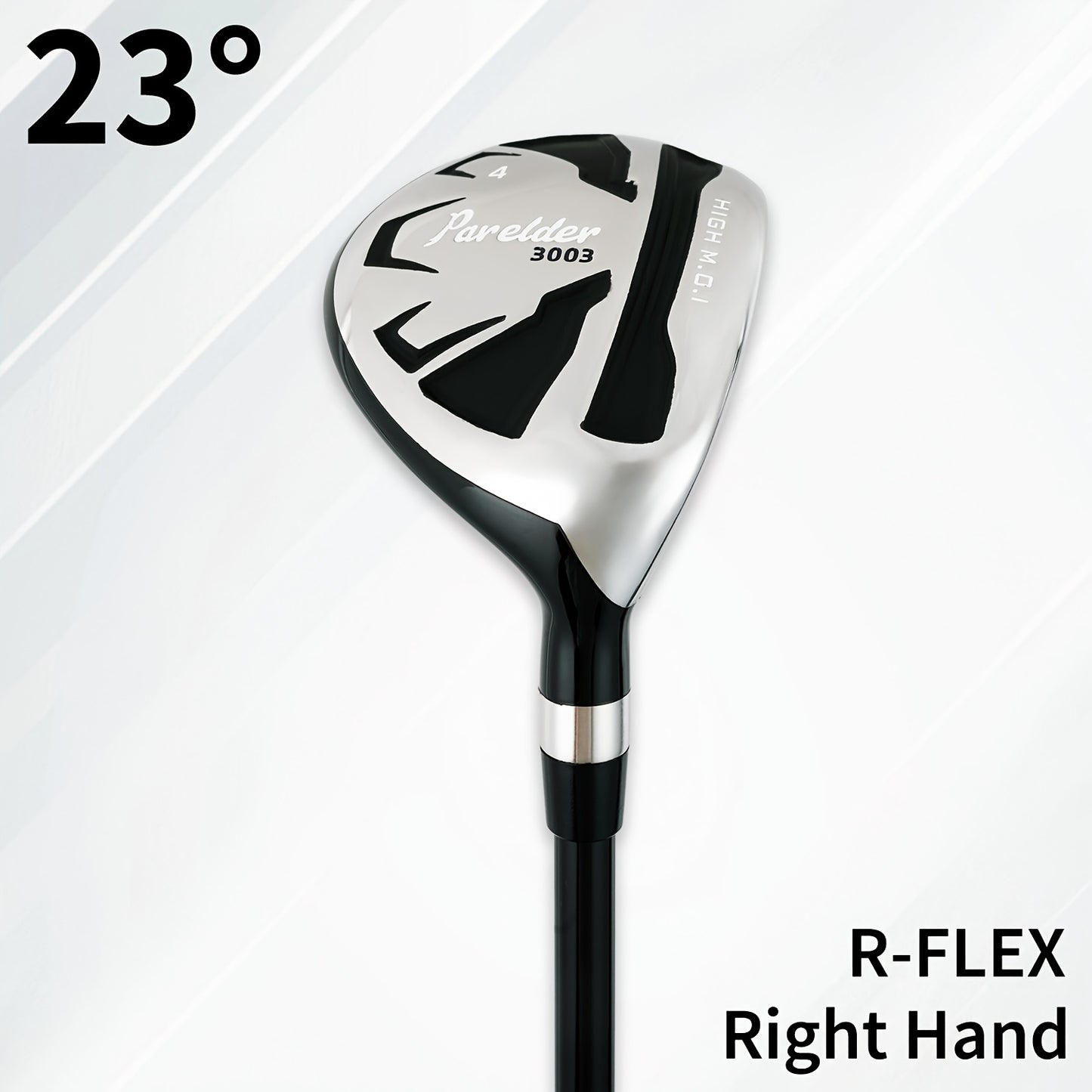 1 Parelder Men's Right Hand Golf Hybrid | Lofts 17°/20°/23°/26° | S/R Flex with Premium Rubber Grips and Carbon Fiber Shaft |, Aerodynamic Design for Max Distance & Forgiveness