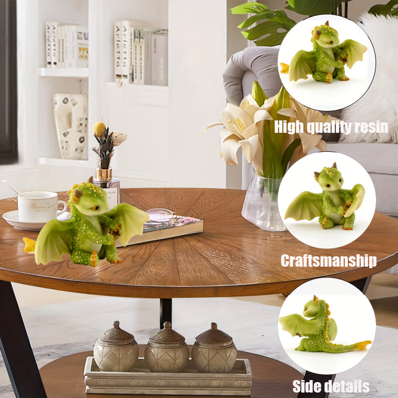 9pcs Suitable for Children's Desk Decoration, Adult Home Office, Or Anyone Who Loves Dragons! High Quality And Sturdy Resin Material Can Be Stored for A Long Time.