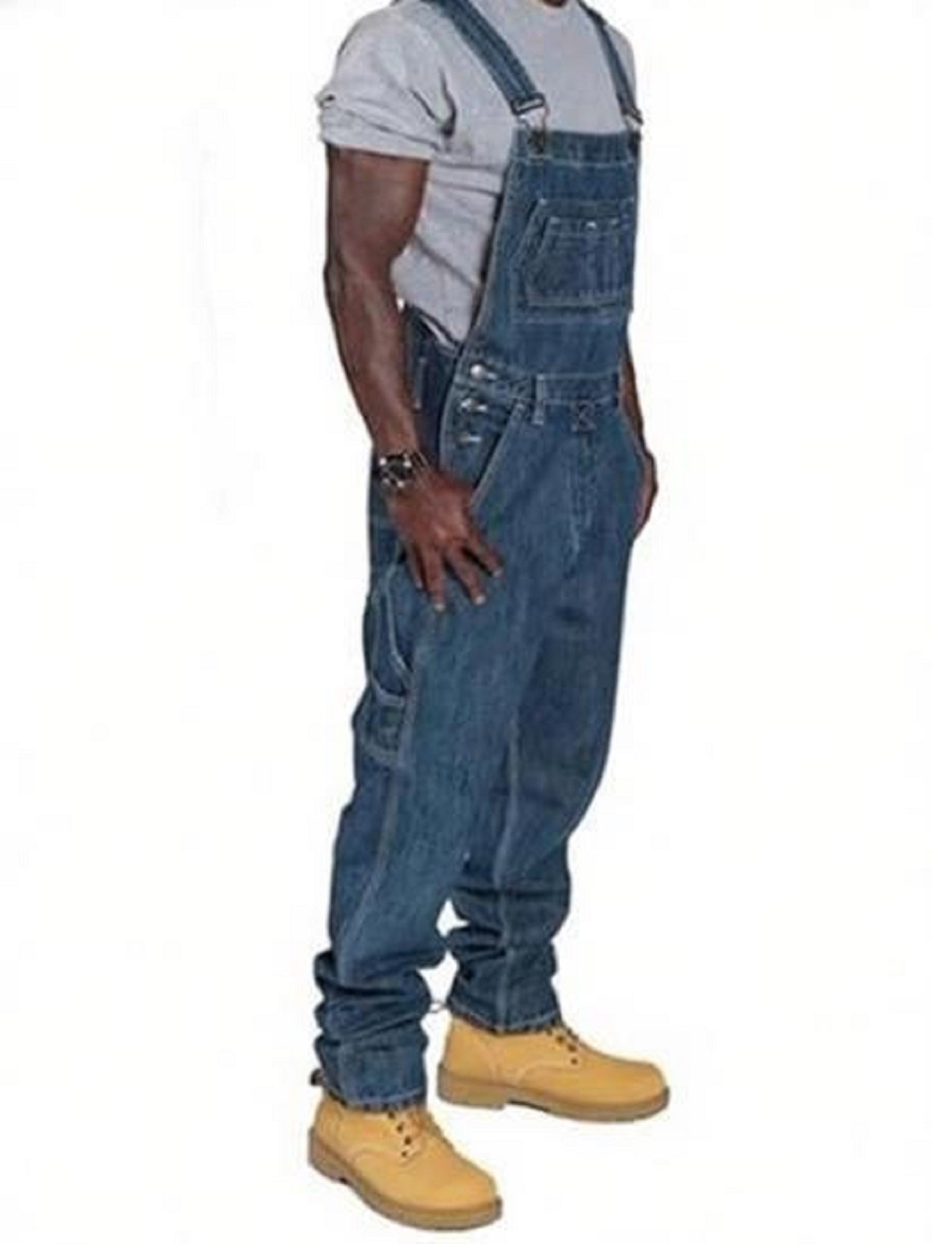 Men's Non-Stretchy Handsome Straight Leg Jeans Mid-Rise& High-Rise Classic Washed Finish Stylish Design Soft Comfortable Machine-Washable Fabric All-Season Wear for Street Style& Casual Workwear Overalls Denim Pants