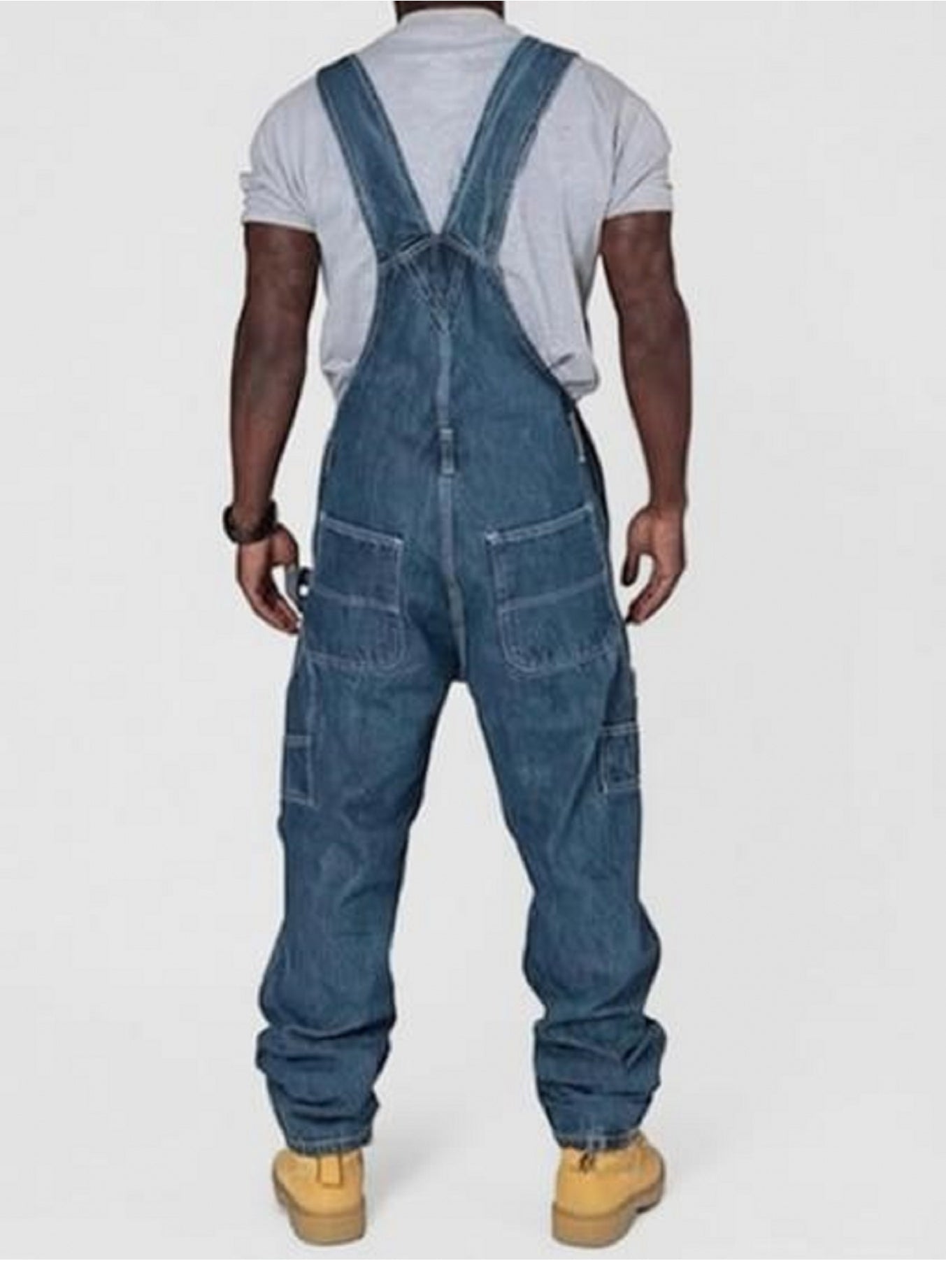 Men's Non-Stretchy Handsome Straight Leg Jeans Mid-Rise& High-Rise Classic Washed Finish Stylish Design Soft Comfortable Machine-Washable Fabric All-Season Wear for Street Style& Casual Workwear Overalls Denim Pants