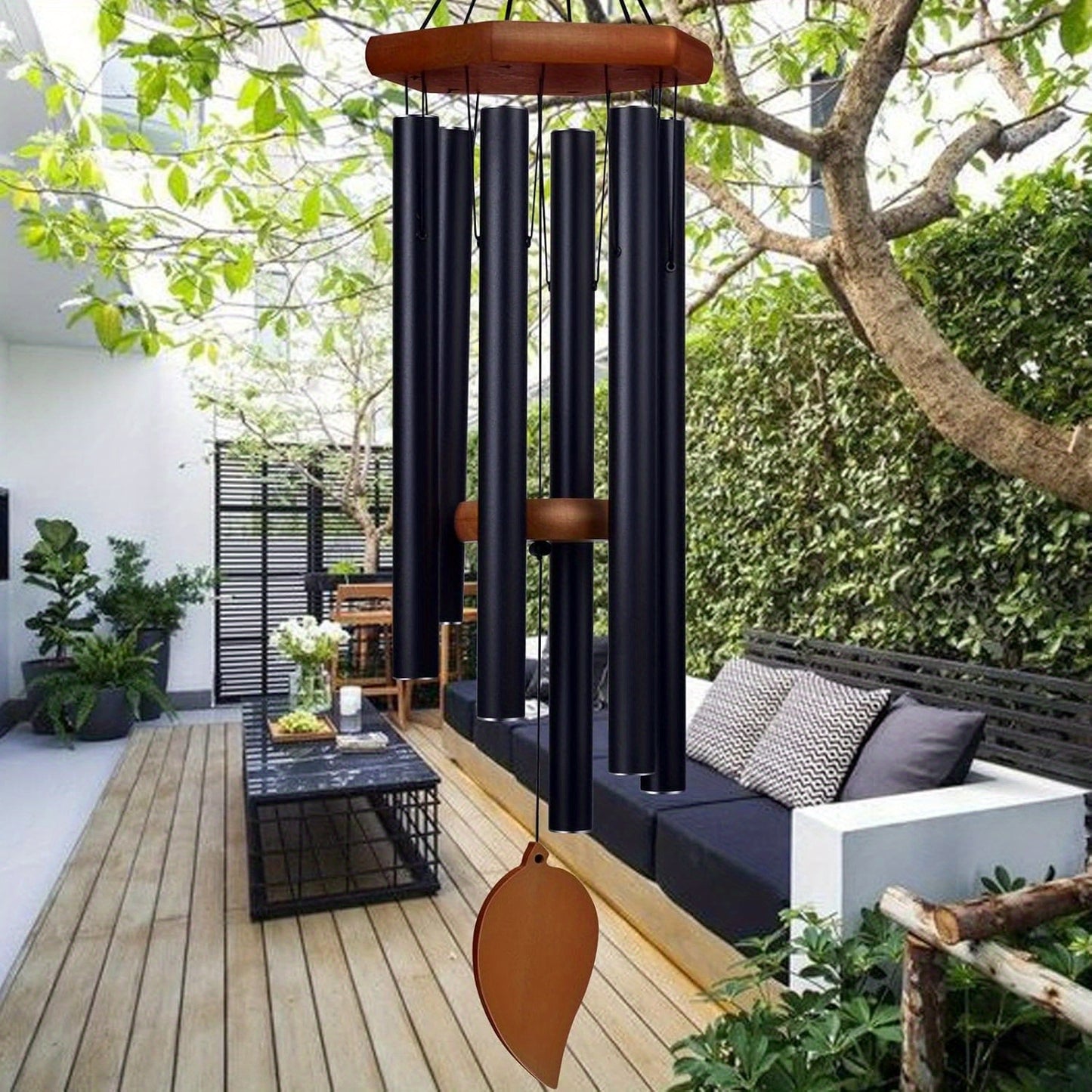 35.5" Sympathy Wind Chimes for Outside Deep Tone