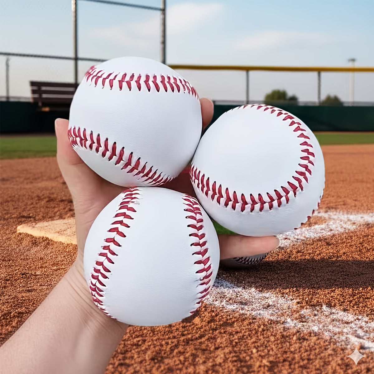24 Package Of Baseballs, Unmarked. 9-inch Practice Baseballs, for Training And Practice, Suitable for League Games, Pitching, Batting, Hitting, Soft Throwing, Defense, Autographs, Gifts. Perfect for Batting And Pitching Pract