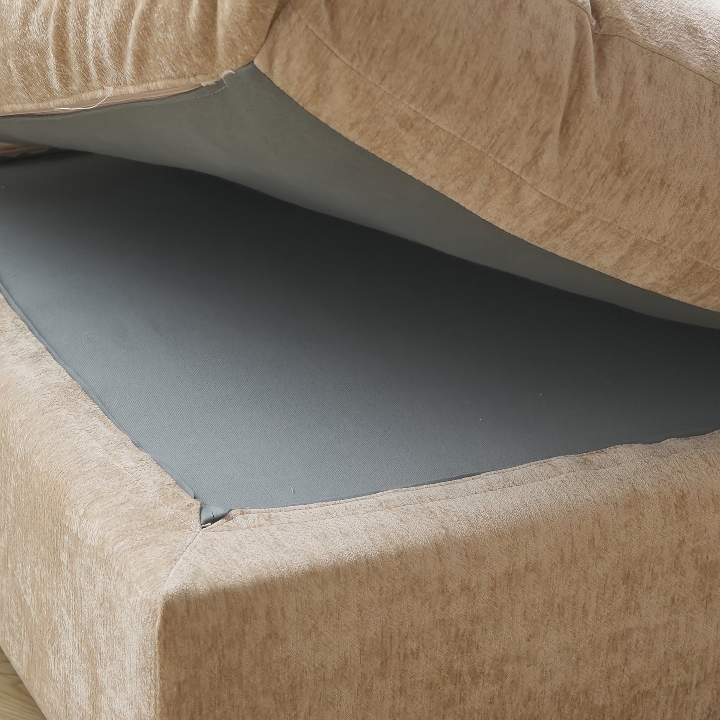 Modular Sectional Sofa Cloud Couch, Oversized 5 Seater Sofa with Ottoman, Extra Large V Shaped Deep Seat Sectional Couches for Living Room, Sofa Covers Washable&Removable