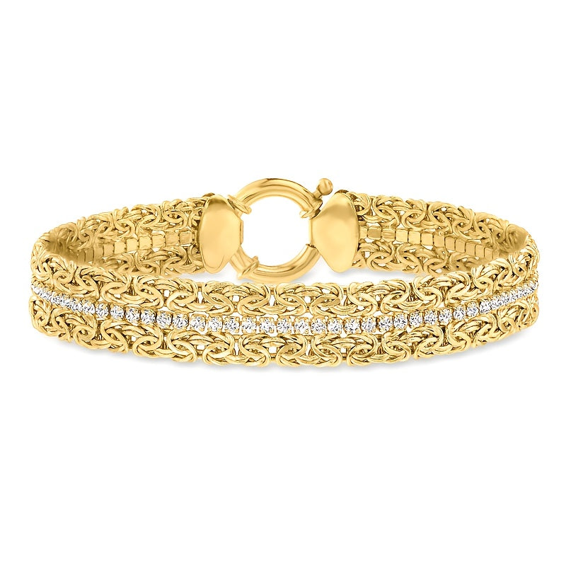 925 Silver 18k Golden Plated Double-layer Straw Rope Moissanite Bracelet, Women's Bracelet, Women's Jewelry, Gift for Wife, Friend, Girlfriend, Christmas Gift, Anniversary Gift, Birthday Gift, New Year's Gift, Preferred Gift,