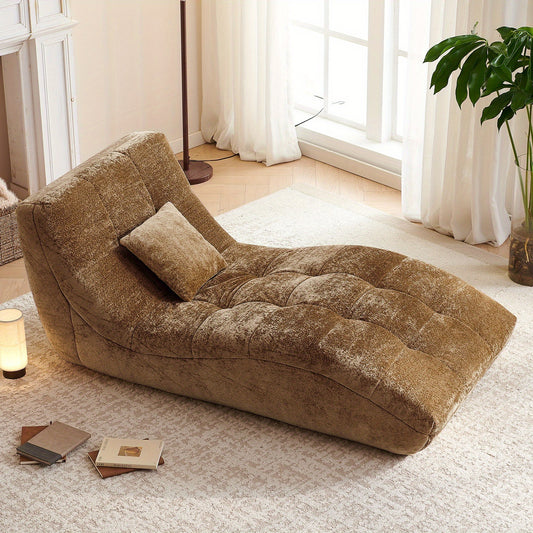 Single Sofa Seat, Yoga Sofa, Leisure Sofa, Armless Platform Sofa, Simple Lazy Sofa, Floor Standing Sofa Seat, Indoor Reading And Leisure Integrated Compression Sponge Sofa, No Assembly Required, Suitable For Living Rooms, Bed