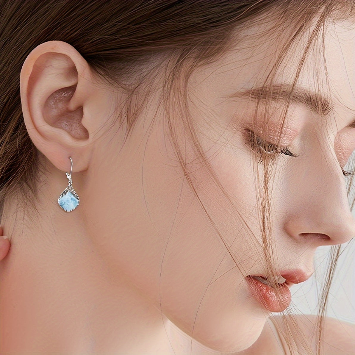 Teardrop Earrings Sterling Silver Filigree Irish Celtic Teardrop Drop Earrings Jewelry Gifts for Women Girls